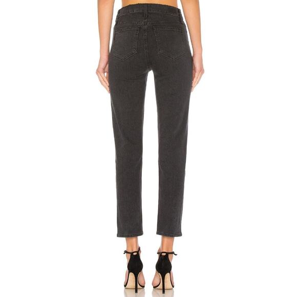 PAIGE Black Straight Leg Pearl Jeans - Picture 15 of 16